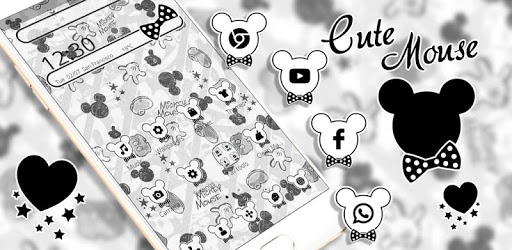 Cute Mouse Graffiti Theme PC screenshot