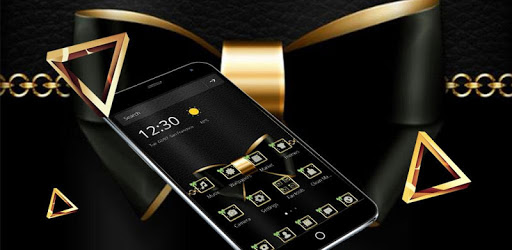 Black Golden Business Luxury Theme PC screenshot
