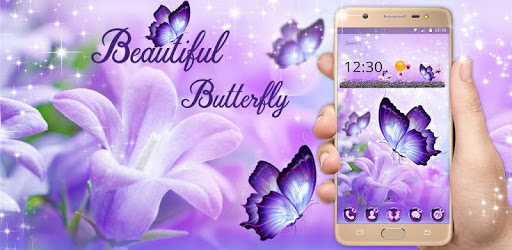 Shiny Colorful Butterfly Theme PC screenshot