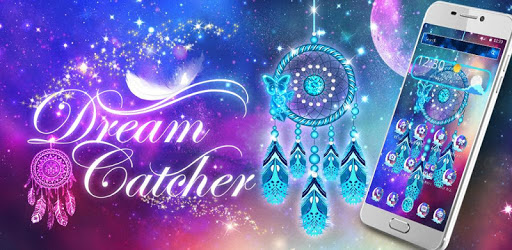 Purple Dreamcatcher theme PC screenshot