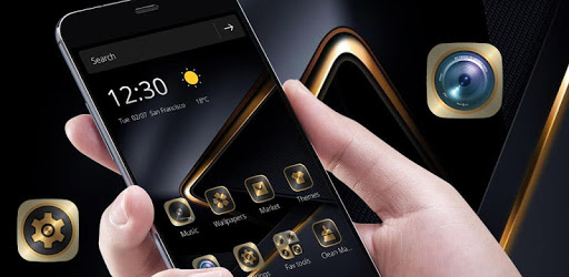 Golden Black Theme for P10 PC screenshot