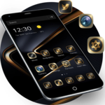 Golden Black Theme for P10 icon