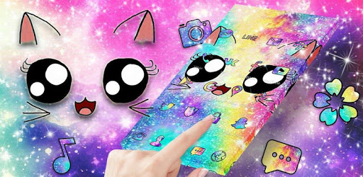 Galaxy Cute Kitty Sparkle Theme PC screenshot Galaxy Cute Kitty Sparkle Theme PC screenshot
