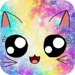 Galaxy Cute Kitty Sparkle Theme icon