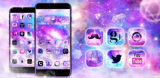 Color Nebula Galaxy Theme PC screenshot