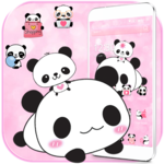 Cute Panda Love Theme Panda Icon Pack icon
