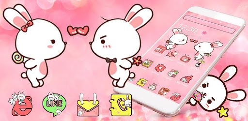 Love Rabbit Pink Theme Cute Bunny Iconpack PC screenshot Love Rabbit Pink Theme Cute Bunny Iconpack PC screenshot