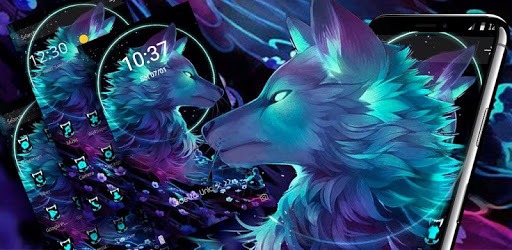Dark Night Magic Wolf Theme PC screenshot