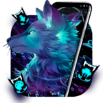 Dark Night Magic Wolf Theme icon