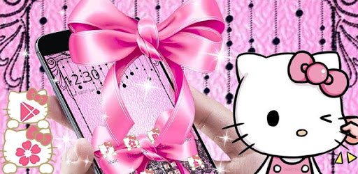 Pink Kitty Silken Bowknot Theme PC screenshot Pink Kitty Silken Bowknot Theme PC screenshot