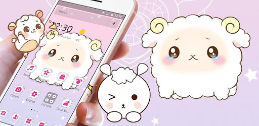 Cartoon Sadness Sheep Theme PC screenshot