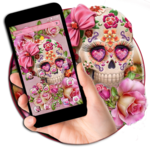Salmon Floret Skull 2D Theme icon