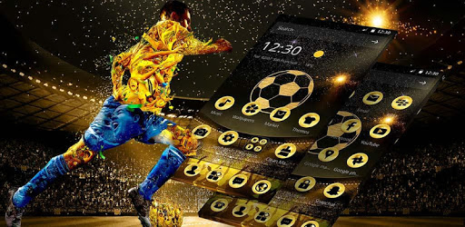 Golden Luxury Football Theme PC screenshot Golden Luxury Football Theme PC screenshot