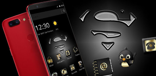 Black Hero Mark Business Theme PC screenshot