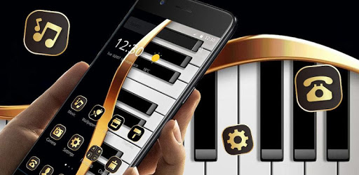 Gold Luxury Piano Theme PC screenshot Gold Luxury Piano Theme PC screenshot