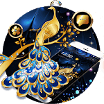 Gold Peacock Diamond Theme icon