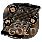 Gold Leather Crown Luxury Theme icon