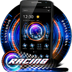 Racing Neon Speedometer Theme for PC Racing Neon Speedometer Theme for PC