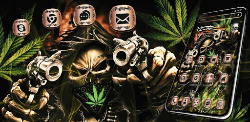 Weed Ghost Gun Launcher Theme PC screenshot Weed Ghost Gun Launcher Theme PC screenshot