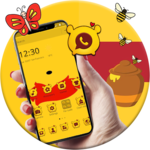 Cute Yellow Bear Theme for Pooh icon