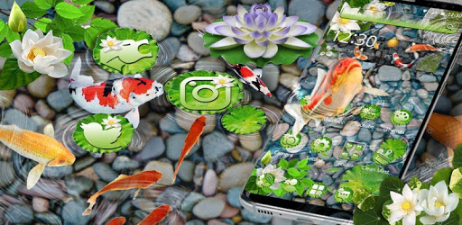 Super Lucky Koi Fish Theme PC screenshot