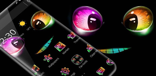 Cartoon Neon Cute Monster Theme PC screenshot Cartoon Neon Cute Monster Theme PC screenshot