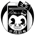 Black and White Ink Boy Theme icon