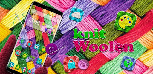 Colorful Knit Woolen Theme🧣 PC screenshot