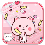 Pink Cute Kitty Cat Theme🐱💟 icon