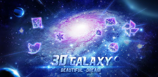 Spiral Galaxy 3D Fantasy Theme PC screenshot