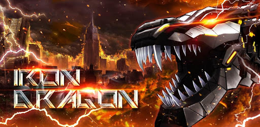 3D Iron Dragon Theme PC screenshot