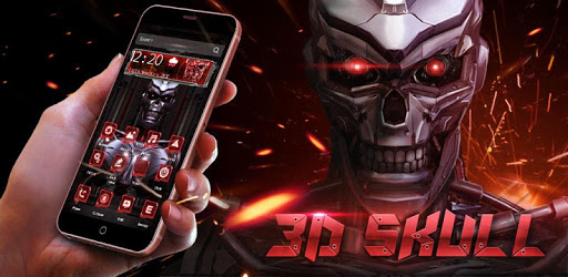 3D Iron Skull Theme PC screenshot 3D Iron Skull Theme PC screenshot