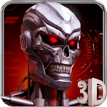 3D Iron Skull Theme for PC 3D Iron Skull Theme for PC