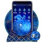 3D Crystal Apple Launcher Theme for PC