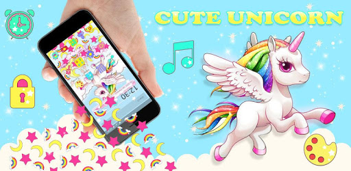 Cute Pink Unicorn Gravity Theme PC screenshot