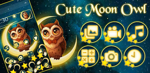 Cute Moon Owl Gravity Theme PC screenshot Cute Moon Owl Gravity Theme PC screenshot