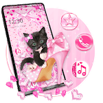 Cute Girly Kitty Gravity Theme for PC Cute Girly Kitty Gravity Theme for PC