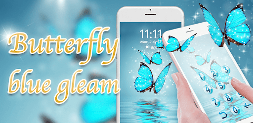 Butterfly Blue Gleam 3D Live Lock Screen Wallpaper PC screenshot Butterfly Blue Gleam 3D Live Lock Screen Wallpaper PC screenshot