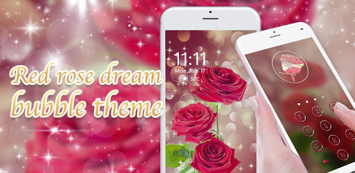Red Rose Dream Bubble Live Lock Screen Wallpapers PC screenshot