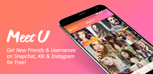 Meet U - Get Friends for Snapchat, Kik & Instagram PC screenshot