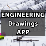 Engineering Drawing App Technical,Civil,Mechanical icon
