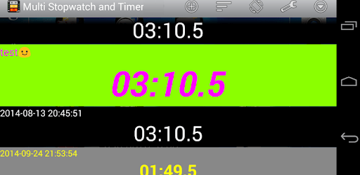 Multi Stopwatch & Timer free PC screenshot Multi Stopwatch & Timer free PC screenshot