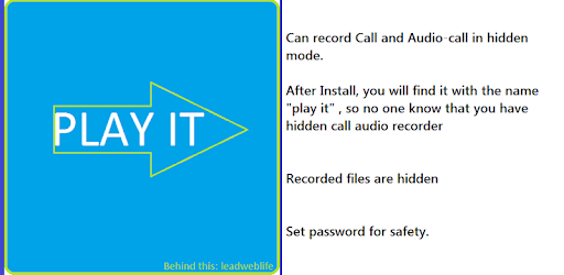 Hidden Call Audio Recorder PC screenshot Hidden Call Audio Recorder PC screenshot