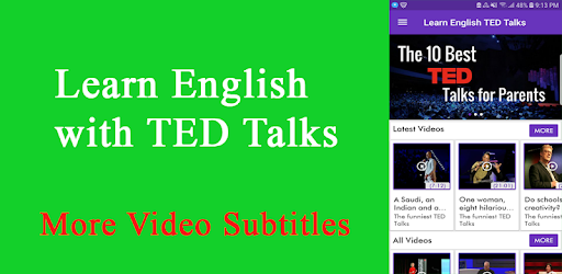 Learn english with video ted talks subtitles PC screenshot Learn english with video ted talks subtitles PC screenshot