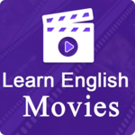 Learn English with english movies subtitle icon