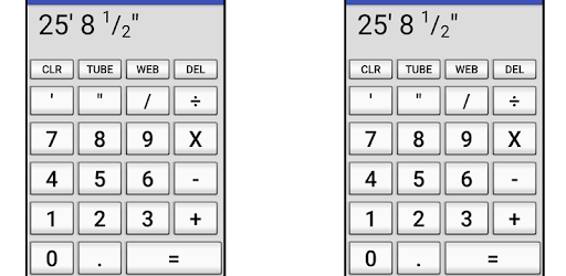 Feet and inch construction calculator PC screenshot