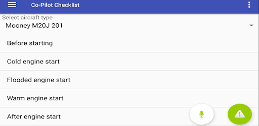 Co-Pilot Checklists PC screenshot
