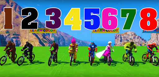 Superheroes Bmx Racing: Bicycle Xtreme Stunts PC screenshot