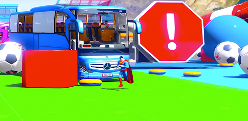 Superheroes Bus Stunts Racing PC screenshot Superheroes Bus Stunts Racing PC screenshot