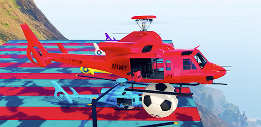 Superheroes Flying Helicopter Speed Racing Games PC screenshot